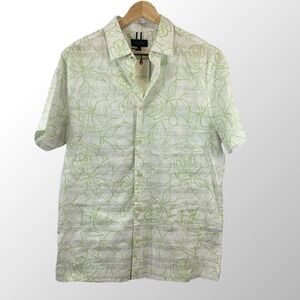 NWT Ted Baker London Sz 2 Relaxed Fit Button Up Cavu Floral SS Button Up Shirt